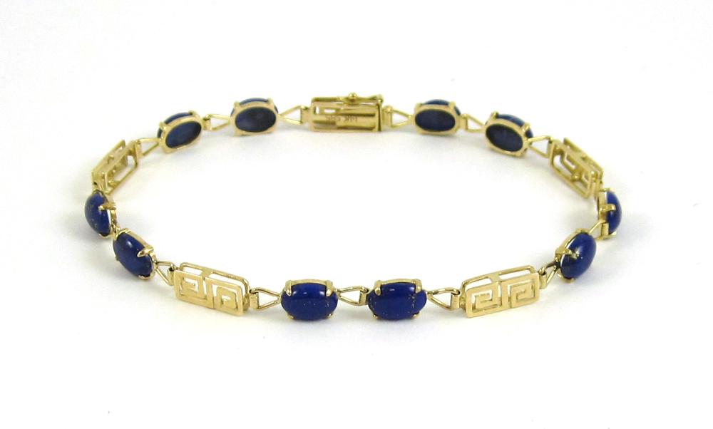 LAPIS LAZULI AND FOURTEEN KARAT