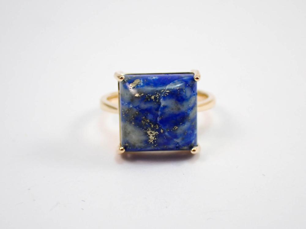 LAPIS LAZULI AND FOURTEEN KARAT