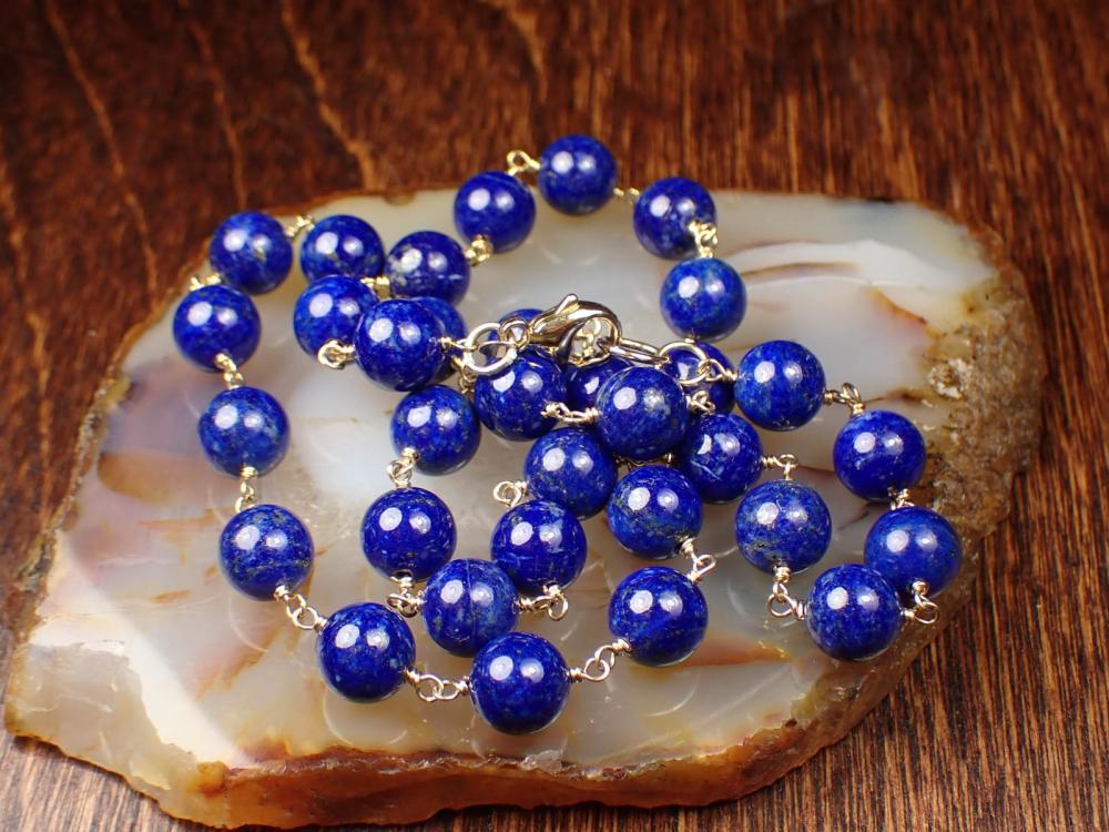 LAPIS LAZULI AND FOURTEEN KARAT