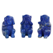 LAPIS LAZULI THREE WISE MONKEY