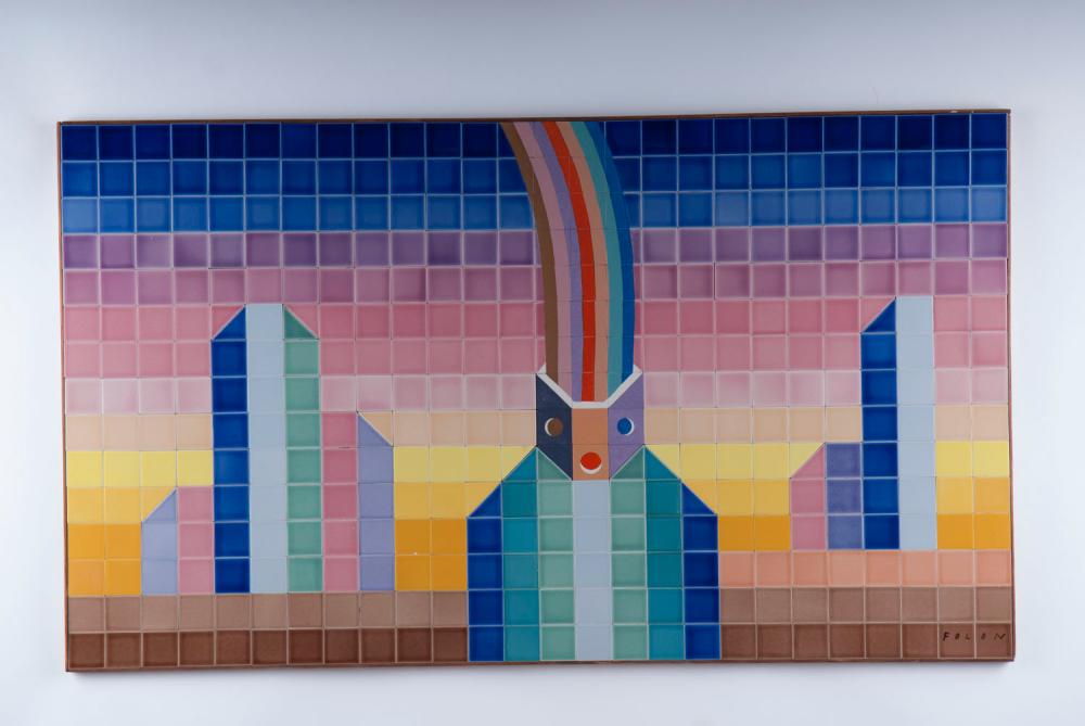 L'ARC EN CIEL TILE PLAQUE51 x