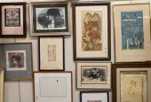 LARGE 12 PIECE GROUP OF SIGNED