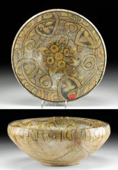 LARGE 13TH C. SELJUK KASHAN PO