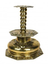 LARGE 17TH C. SWEDISH EMBOSSED