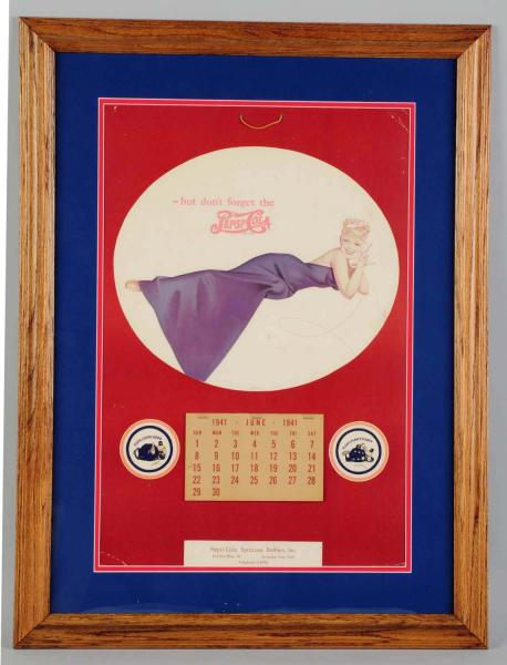 Large 1941 Pepsi-Cola Calendar. 