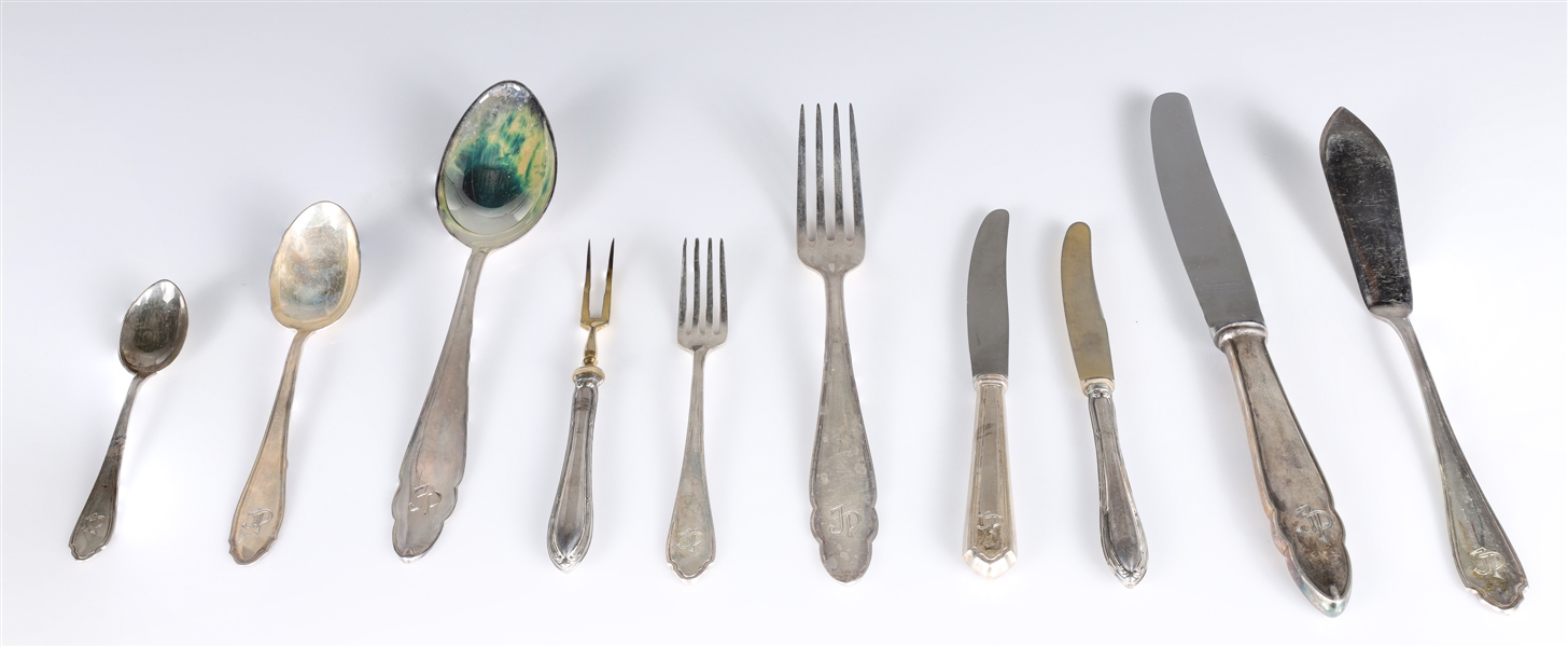 Large, 196 piece set of 19th/20th