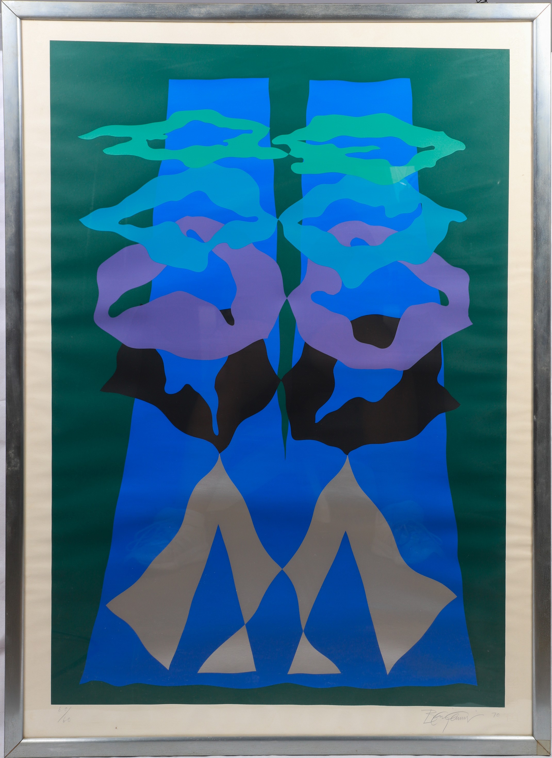Large 1970 Modern Abstract