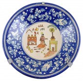 LARGE 19TH C. CERAMIC CHARGER/