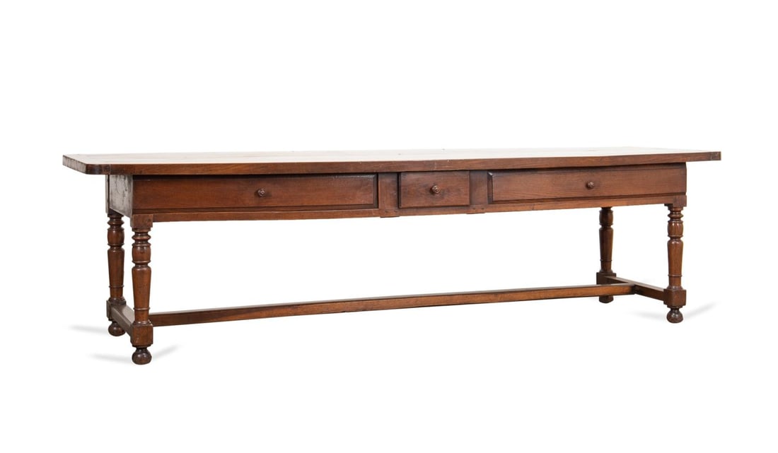 LARGE 19TH C. EUROPEAN ELM