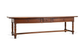 LARGE 19TH C. EUROPEAN ELM FAR