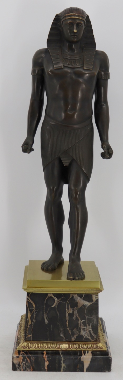 LARGE 19TH C FRENCH PATINATED