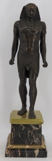 LARGE 19TH C FRENCH PATINATED
