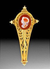 LARGE 19TH C. NEOCLASSICAL GOL