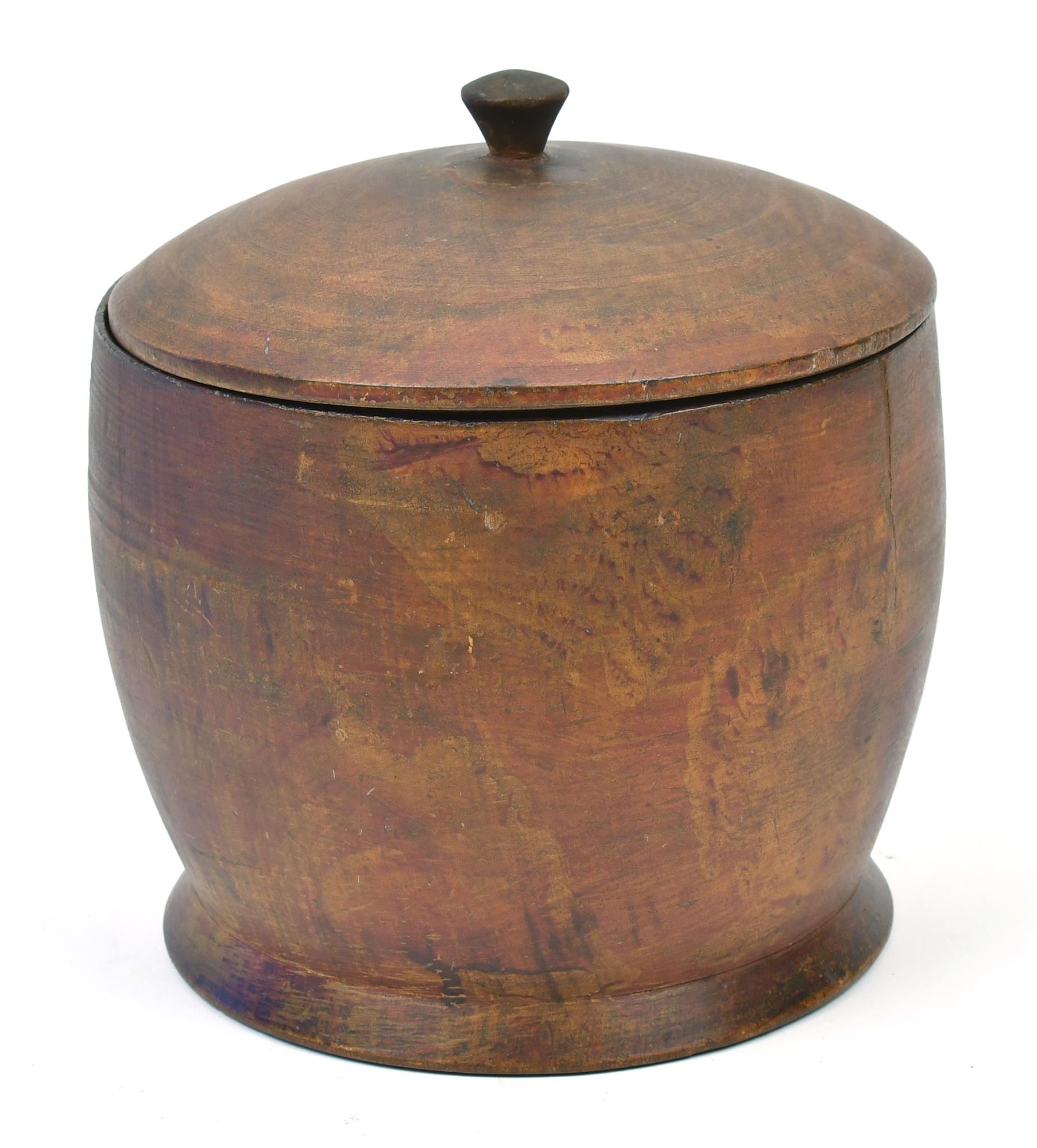 LARGE 19TH C. PAINT DECORATED