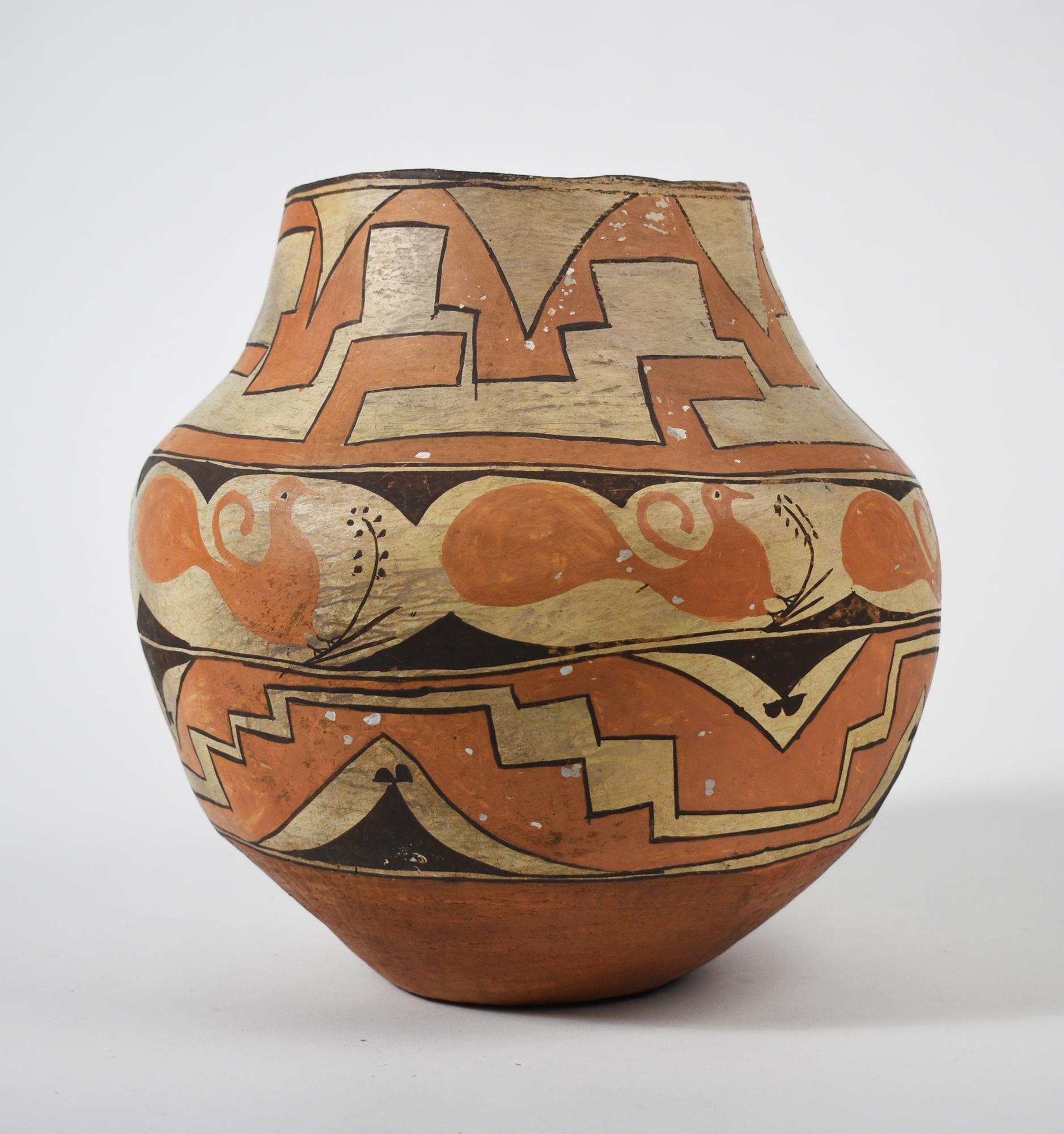 LARGE 19TH C. SOUTHWEST NATIVE CLAY