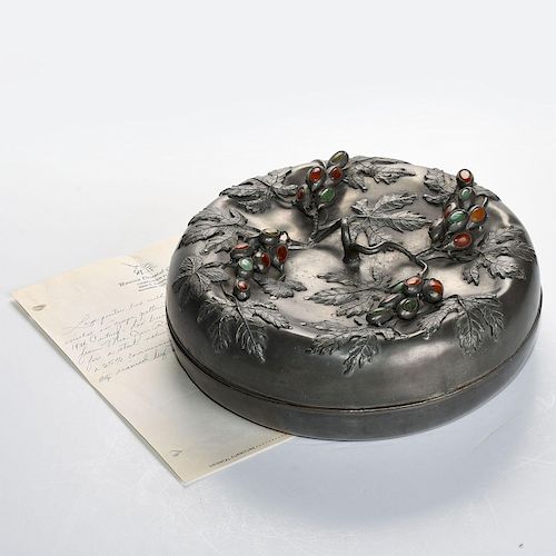 LARGE 19TH CENTURY CHINESE PEWTER