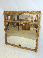 LARGE 2 PART MIRROR WITH FANCY