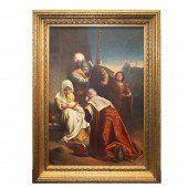 LARGE 20TH C OLD MASTER STYLE