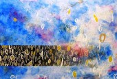 LARGE 21ST C. ABSTRACT PAINTIN