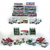 LARGE 32 PC. HESS TOY TRUCK CO