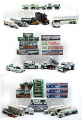 LARGE 34 PC. HESS TOY TRUCK CO