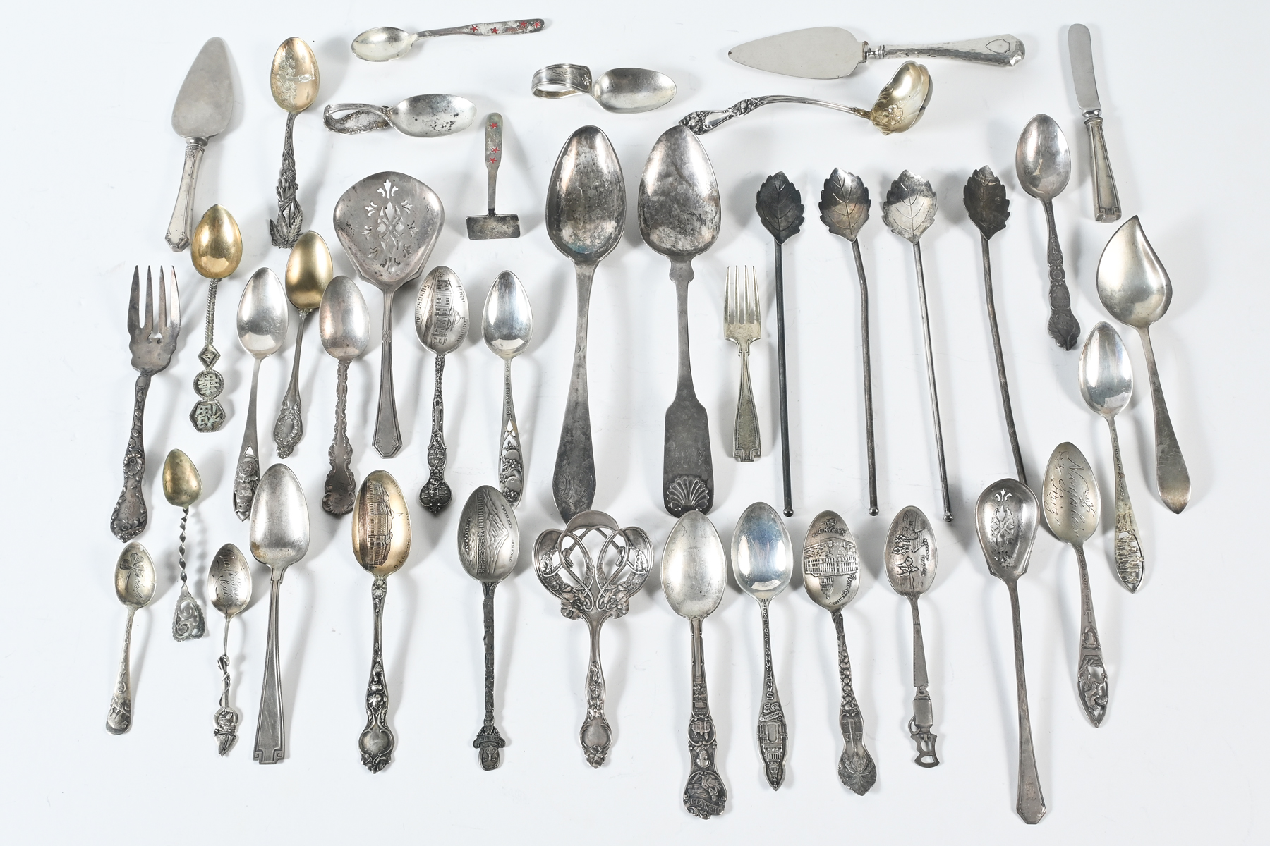 LARGE 40 PC. STERLING FLATWARE