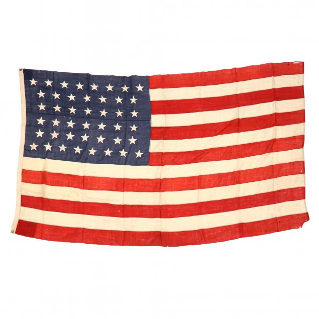LARGE 44-STAR UNITED STATES LINEN