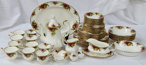 LARGE (56) PIECE ROYAL ALBERT DINER