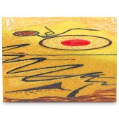 LARGE ABSTRACT FUSION GLASS TI