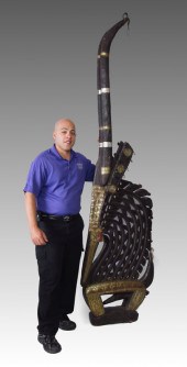 LARGE AFRICAN CHIWARA MALI BAM