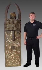 LARGE AFRICAN LANDAI MASK: Tom