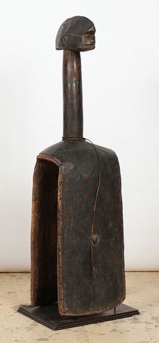 LARGE AFRICAN MUMUYE SHOULDER MASK,