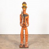 LARGE AFRICAN POLYCHROME DRC T
