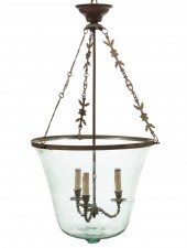 LARGE AMERICAN BLOWN GLASS HAL