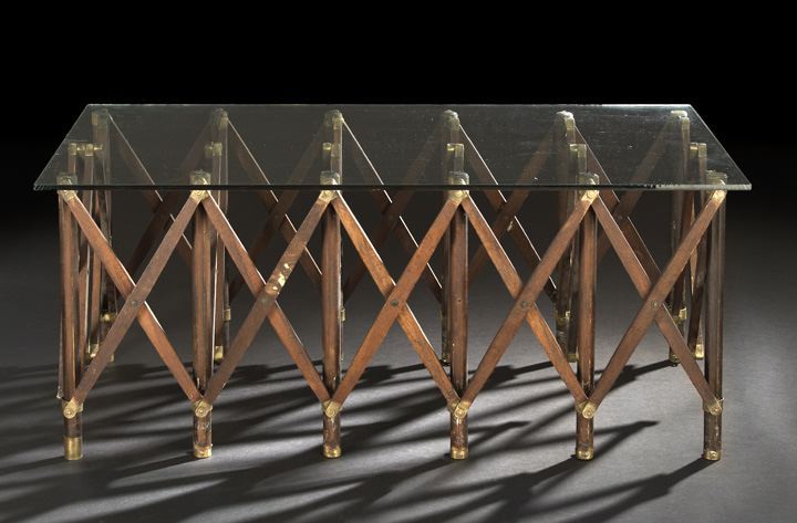 Large American Brass-Mounted