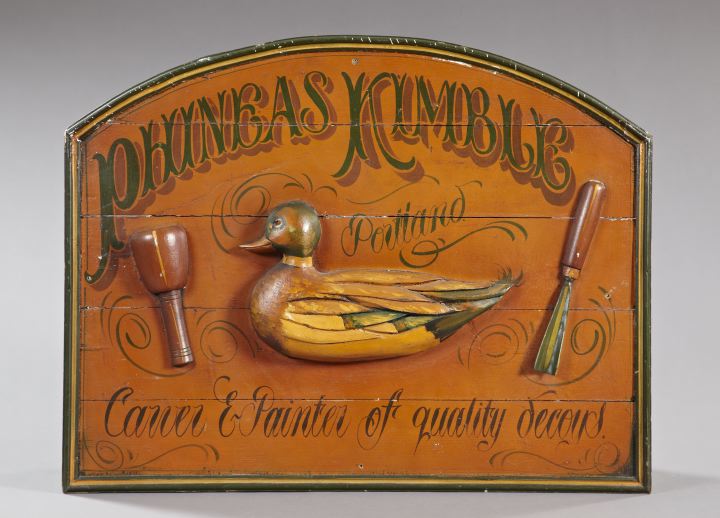 Large American Carved and Painted