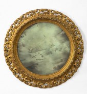 Large American Carved Giltwood