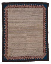 LARGE AMERICAN HOOKED RUG20th