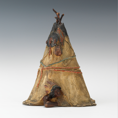 Large Amphora Tepee Humidor Ceramic