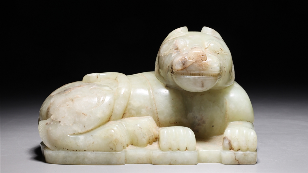 Large and heavy finely carved