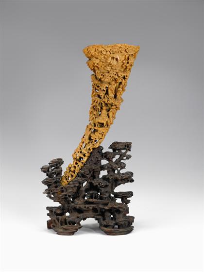 Large and impressive Chinese carved