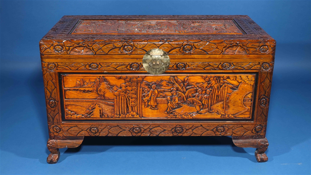 Large and intricately carved