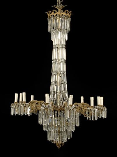 Large and Stately Gilt-Brass and