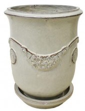 LARGE ANDUZE CREAM-TONE GLAZED