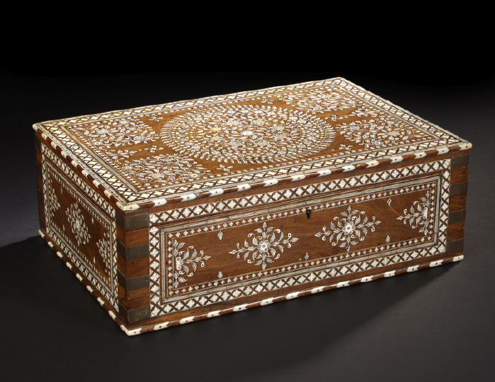 Large Anglo-Indian Brass-Bound