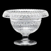 LARGE ANGLO IRISH CUT GLASS PE
