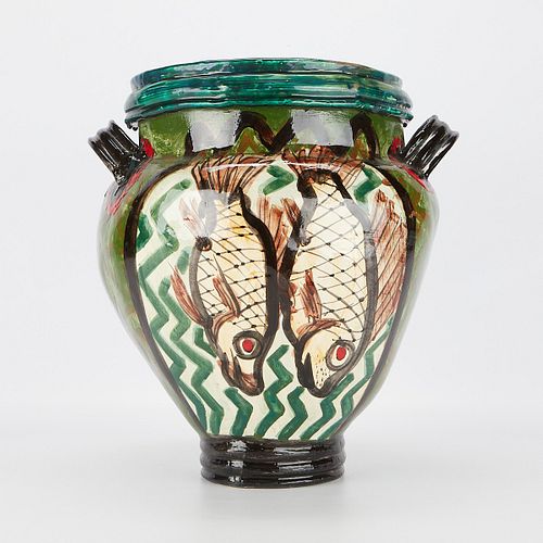 LARGE ANNA SILVER "FISH VESSEL"