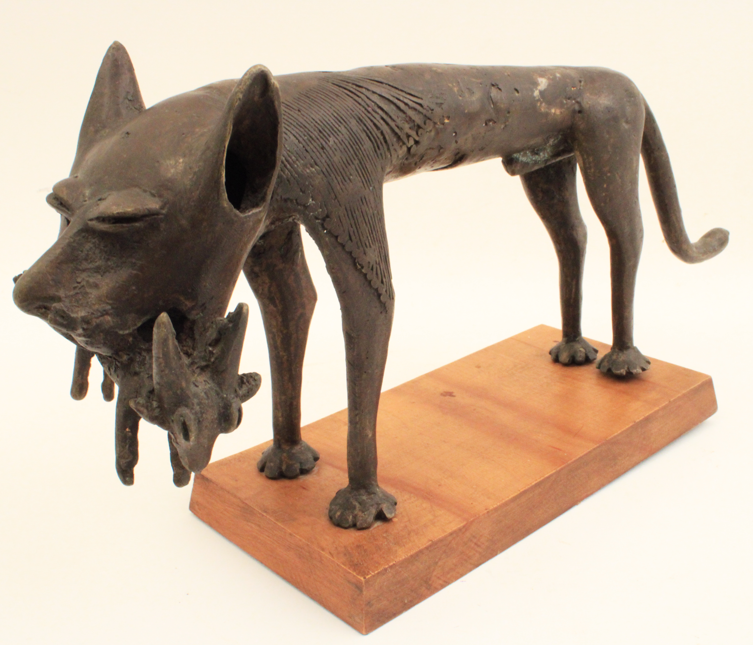 LARGE ANTIQUE AFRICAN BRONZE