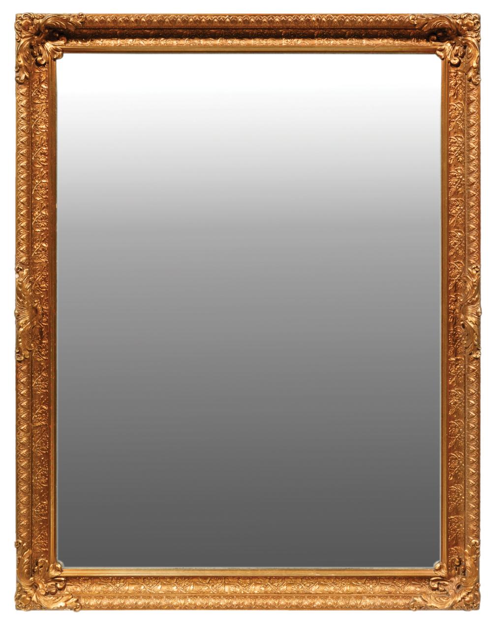 LARGE ANTIQUE AMERICAN GILTWOOD