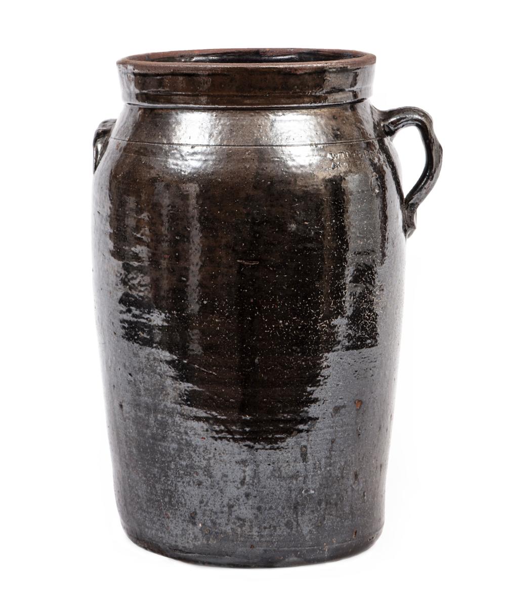 LARGE ANTIQUE AMERICAN STONEWARE